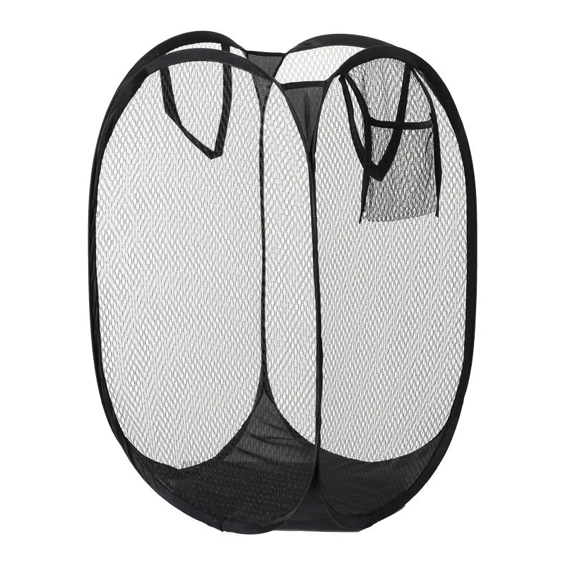 Foldable Storage Dirty Clothes Basket Dirty Clothes Storage Basket Children's Dirty Clothes Basket Mesh Laundry Basket Home