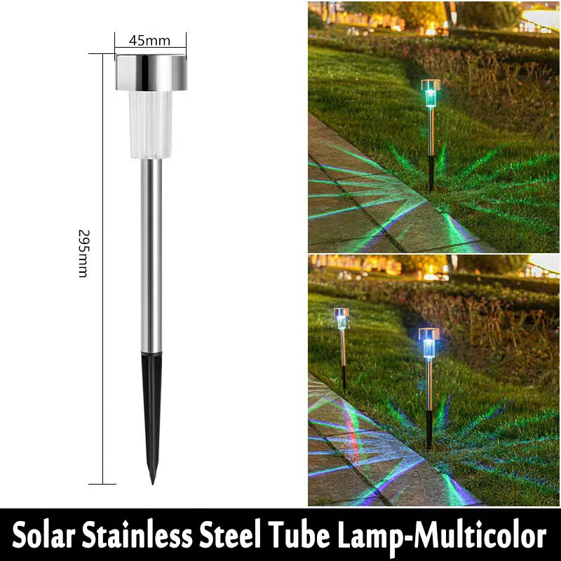 10Pack Solar Outdoor Lights Garden Lantern Solar Powered Lamp Waterproof Landscape Lighting Pathway Yard Lawn Garden Decoration