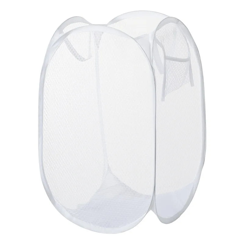 Foldable Storage Dirty Clothes Basket Dirty Clothes Storage Basket Children's Dirty Clothes Basket Mesh Laundry Basket Home